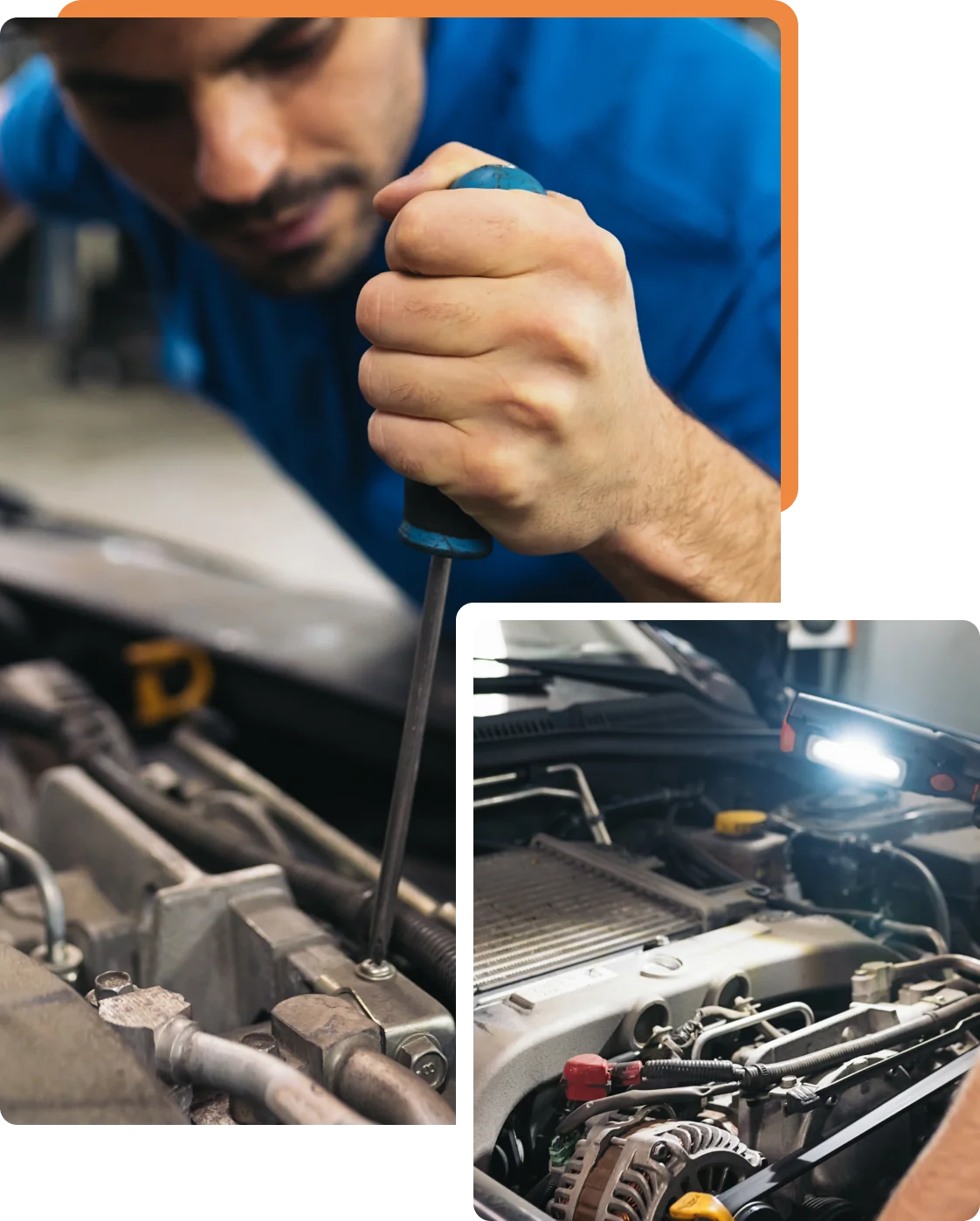 Mechanic, auto repair in Rochester, MN at Encompass Auto Care. a mechanic twisting a screwdriver on a bolt