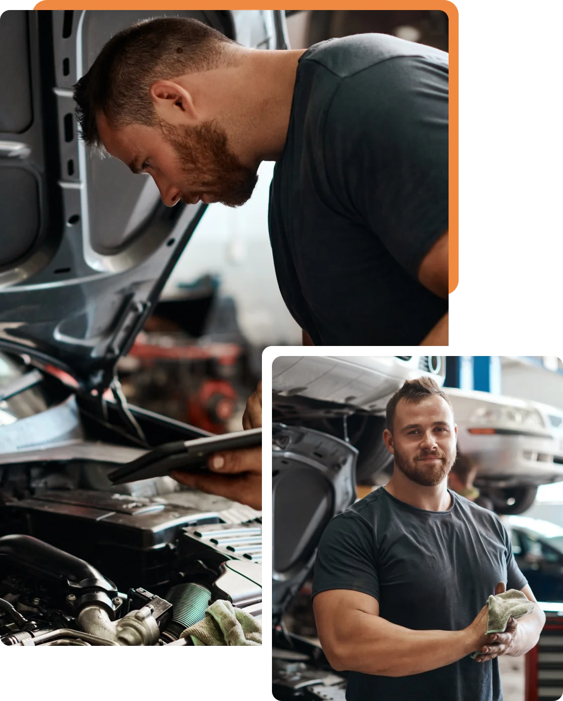 Careers, auto repair auto repair in Rochester, MN at Encompass Auto Care. a mechanic looking over the open hood of vehicle